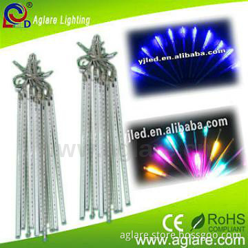 Best seller automatic RGB DC12V LED drop rain lights tube